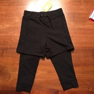Boys crazy 8 2T  black sweatpants/joggers